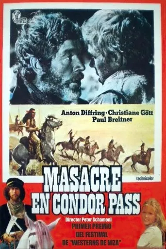 Póster de Masacre en Condor Pass (1976) con Rainer Basedow como Minenarbeiter