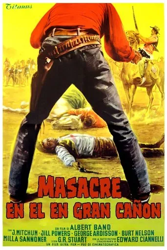 Póster de Masacre en el Gran Cañón (1964) con Gabriella Pallotta como Nancy