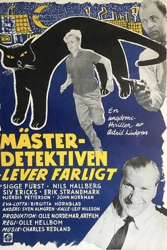 Póster de Mästerdetektiven lever farligt