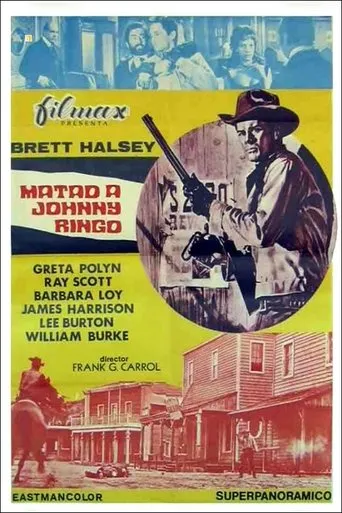 Póster de Matad a Johnny Ringo (1966) con Nino Fuscagni como Ray Scott