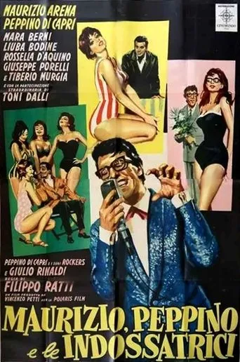 Póster de Maurizio, Peppino e le indossatrici