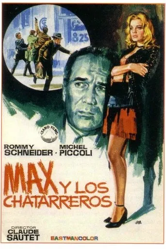 Póster de Max y los chatarreros (1971) con Michel Piccoli como Max