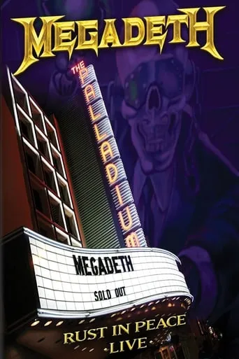 Póster de Megadeth - Rust in Peace Live