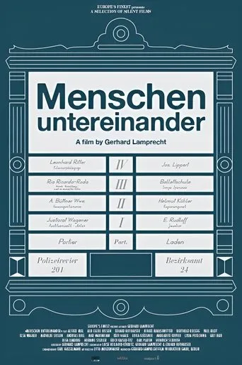 Póster de Menschen untereinander