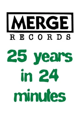 Póster de Merge Records: 25 Years in 24 Minutes