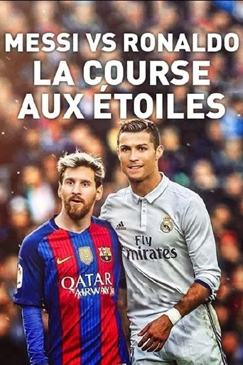 Póster de Messi vs Ronaldo, la course aux étoiles