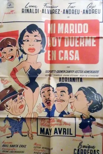 Póster de Mi marido hoy duerme en casa