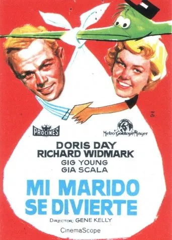 Póster de Mi marido se divierte (1958) con Elizabeth Wilson como Miss MacCracken