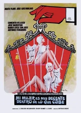 Póster de Mi mujer es muy decente, dentro de lo que cabe