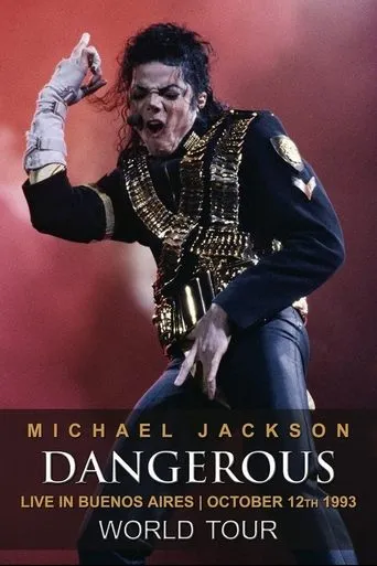 Póster de Michael Jackson Dangerous Tour Live In Argentina 1993