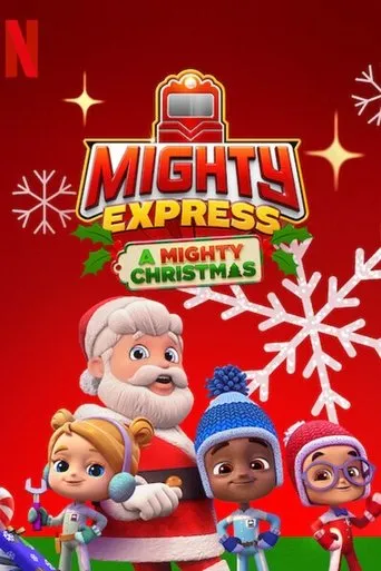 Póster de Mighty Express: Una aventura navideña (2020) con Evan LeFeuvre como Rescue Red