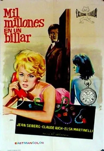 Póster de Mil millones en un billar (1965) con Marcel Charvey