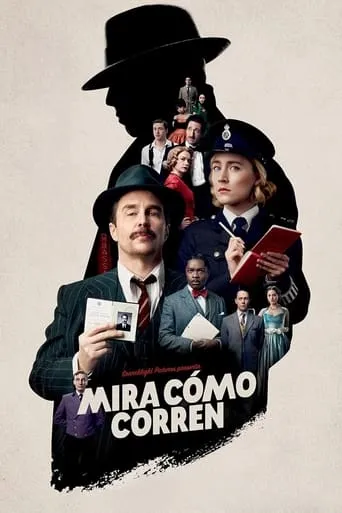 Póster de Mira cómo corren (2022) con Lucian Msamati como Max Mallowan