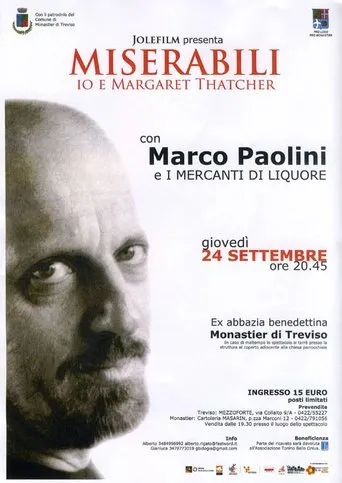 Póster de Miserabili: io e Margaret Thatcher