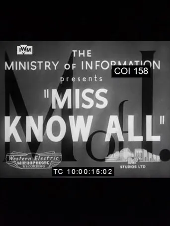 Póster de Miss Knowall