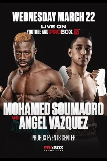 Póster de Mohamed Soumaoro vs. Angel Vazquez