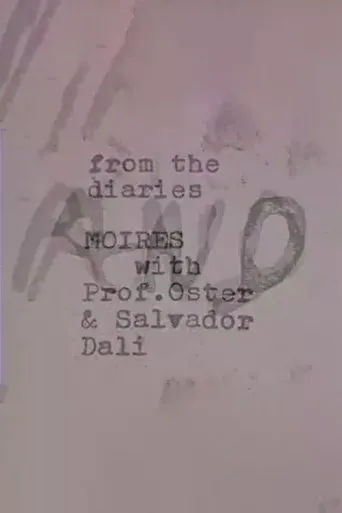 Póster de Moires with Prof. Oster and Salvador Dalí