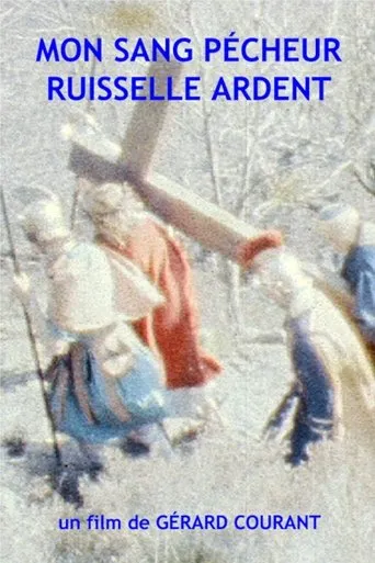 Póster de Mon sang pécheur ruisselle ardent