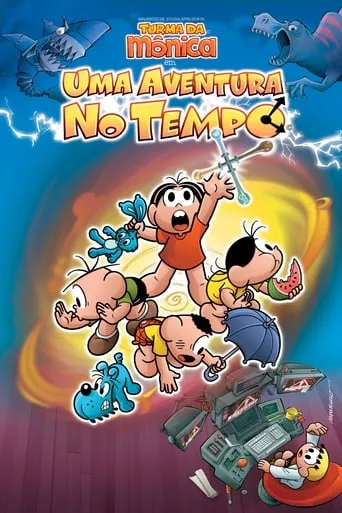 Póster de Mónica y su pandilla en una aventura en el tiempo