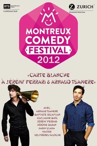 Póster de Montreux Comedy Festival 2012 - Carte blanche à Jérémy Ferrari & Arnaud Tsamere