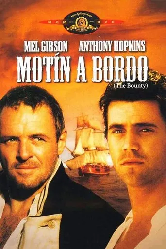 Póster de Motín a bordo (1984) con Daniel Day-Lewis como John Fryer