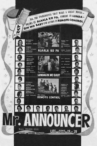 Póster de Mr. Announcer