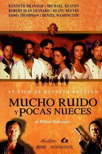 Póster de Mucho ruido y pocas nueces (1993) con Richard Briers como Signor Leonato