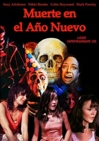 Póster de Muerte en el año nuevo (1987) con Steve Emerson como Dad