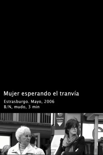 Póster de Mujer esperando al tranvía