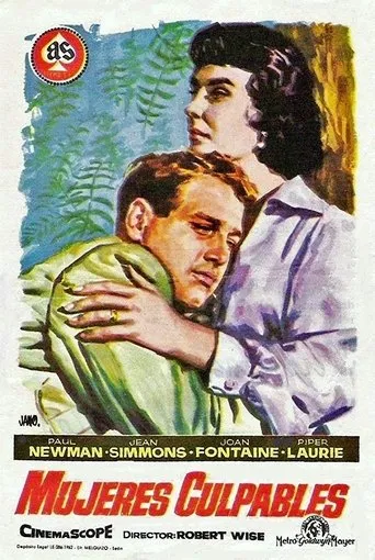 Póster de Mujeres culpables (1957) con Sandra Dee como Evelyn Leslie