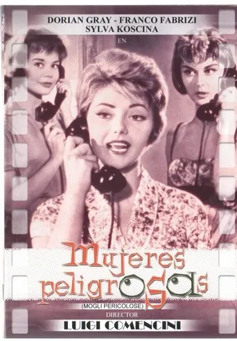 Póster de Mujeres peligrosas (1958) con Franco Fabrizi como Bruno