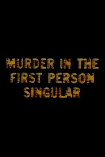 Póster de Murder in the First Person Singular