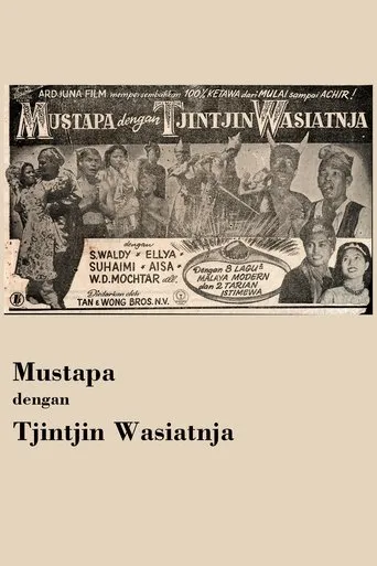 Póster de Mustapa dengan Tjintjin Wasiatnja