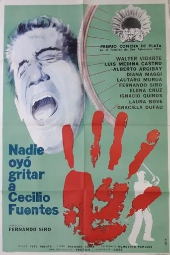 Póster de Nadie oyó gritar a Cecilio Fuentes