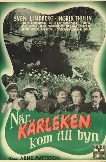 Póster de När kärleken kom till byn