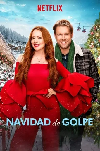 Póster de Navidad de golpe (2022) con Blythe Howard como Dr. Layla Monroe