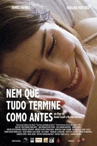 Póster de Nem Que Tudo Termine Como Antes