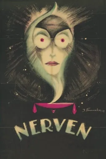 Póster de Nervios (1919) con Lia Borré como Mujer de Roloff