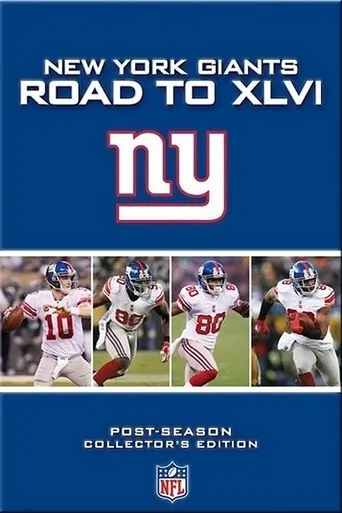 Póster de New York Giants Road to XLVI