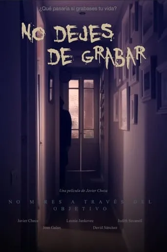 Póster de No dejes de grabar