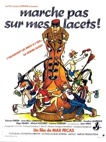 Póster de No me pises los cordones (1977) con Michel Melki