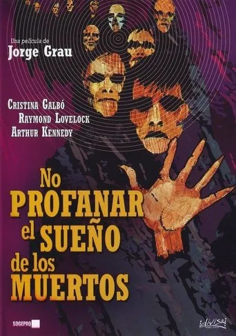 Póster de No profanar el sueño de los muertos (1974) con Isabel Mestres como Telephonist