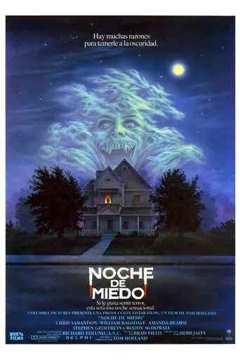 Póster de Noche de miedo (1985) con Stephen Geoffreys como Evil Ed