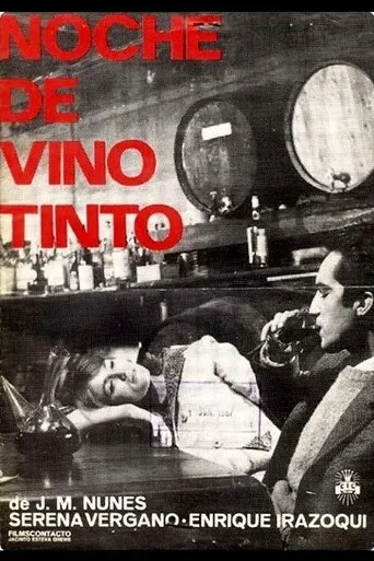 Póster de Noche de vino tinto