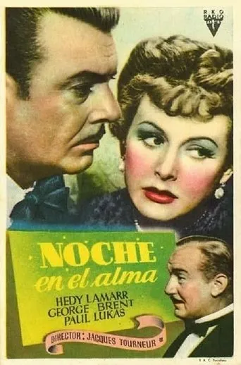 Póster de Noche en el alma (1944) con Paul Lukas como Nicholas 'Nick' Bederaux