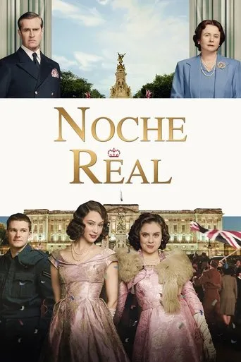 Póster de Noche Real (2015) con Emily Watson como Queen Elizabeth
