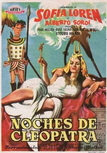 Póster de Noches de Cleopatra (1954) con Nando Bruno como Legionario