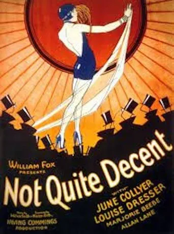 Póster de Not Quite Decent