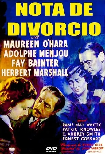 Póster de Nota de divorcio