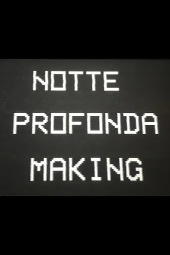 Póster de Notte Profonda Making